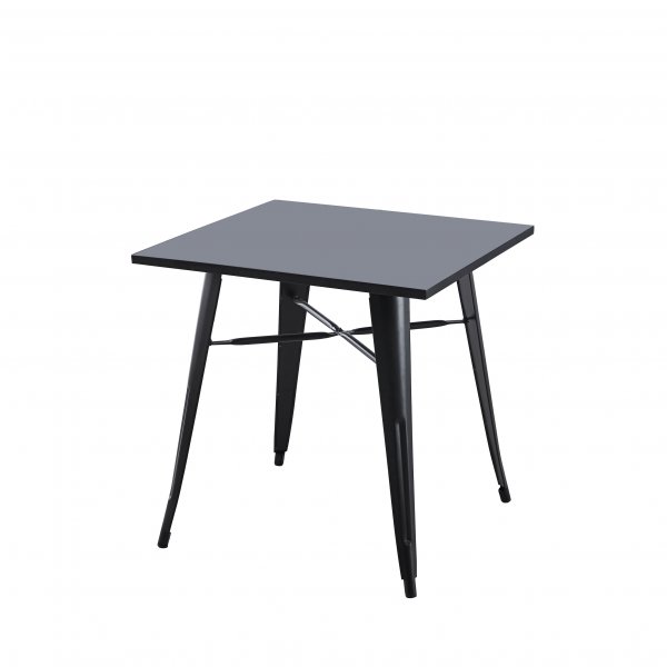 Iris spisebord 80x80 cm - Svart Iris spisebord 80x80 cm - Svart