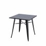 Iris spisebord 80x80 cm - Svart Iris spisebord 80x80 cm - Svart