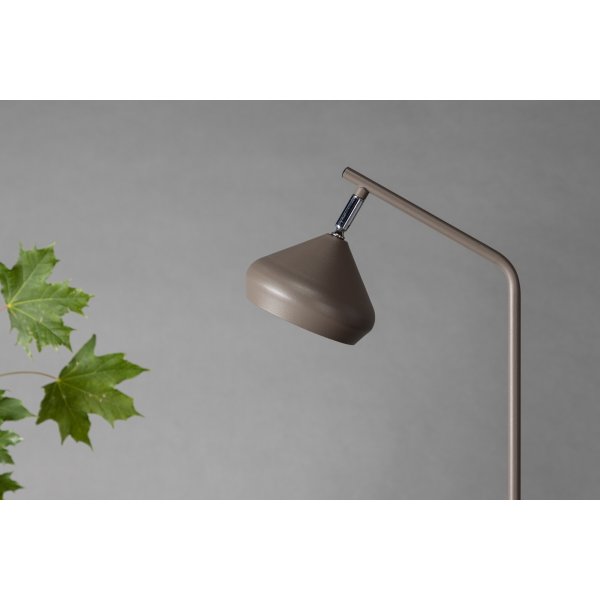 Isaberg bordlampe - Krom/Mocca Isaberg bordlampe - Krom/Mocca