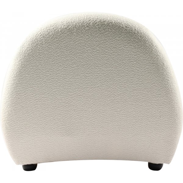 Boogi lenestol i off-white Boucle / Teddy