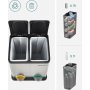 Maiken avfallsbeholder 30 l - Slv/sort