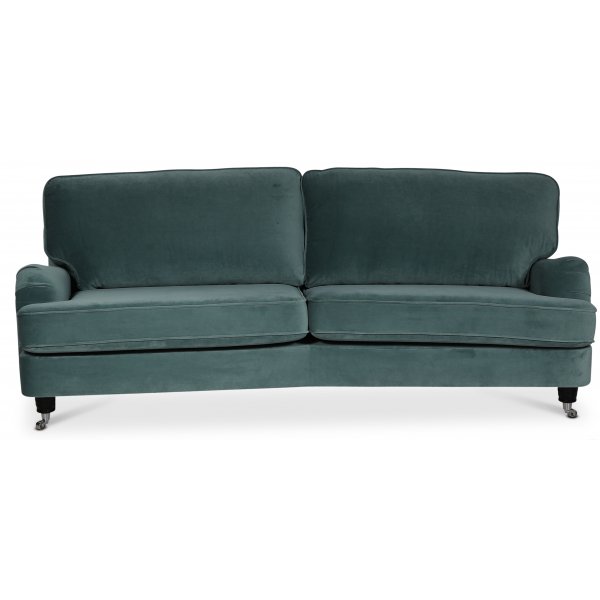 Kvarsebro Howard 3-seter hjrnesofa - Mintgrnn (Flyel)