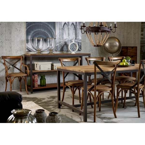 vintage spisestol - Antikkbeiset eik vintage spisestol - Antikkbeiset eik