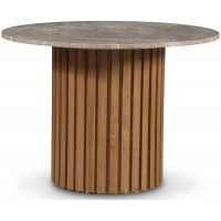 Sumo spisebord Ø105 cm - Oljet eik / Beige Empradore Sumo spisebord Ø105 cm - Oljet eik / Beige Empradore
