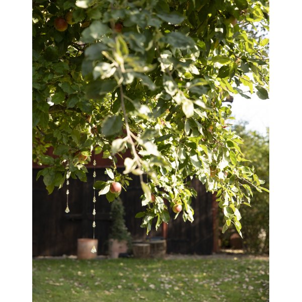 Utegruppe Aster: Scottsdale rundt gr/hvitt spisebord 112 cm inkludert 4 Aster lenestoler i gr syntetisk rotting