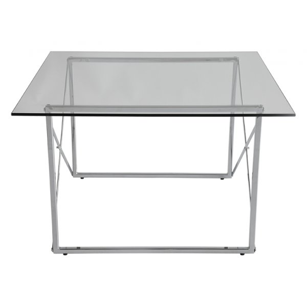 Cross Stuebord 75x75cm - Krom Cross Stuebord 75x75cm - Krom