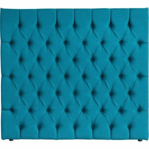 Nord Sengegavl med knappar 160 x 140 cm - Turkis Nord Sengegavl med knappar 160 x 140 cm - Turkis