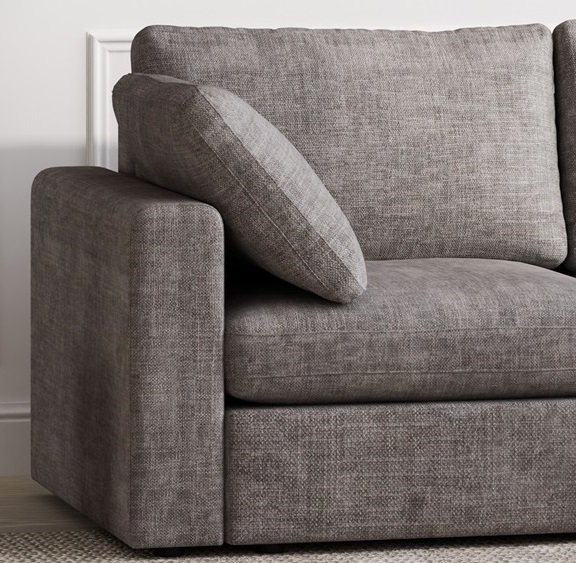 Sjeselongsofa Falkenberg gr 296 cm vendbar sjeselong + Mbelftter