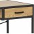 Seaford skrivebord med skuff 110x45 cm - Eik/svart