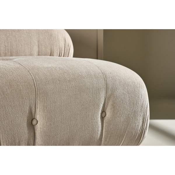 Mika sofamodul - Beige/Krom Mika sofamodul - Beige/Krom