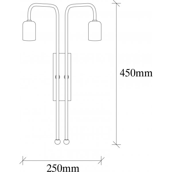 Mum vegglampe 3512 - Sort Mum vegglampe 3512 - Sort