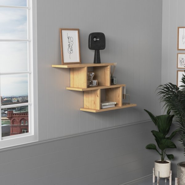 Steps vegghylle - Eik