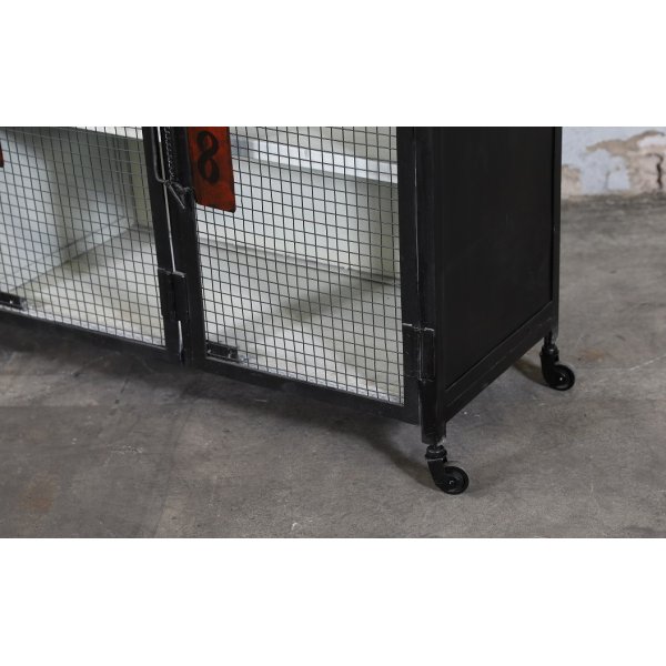 Jali metallskap - Svart metall