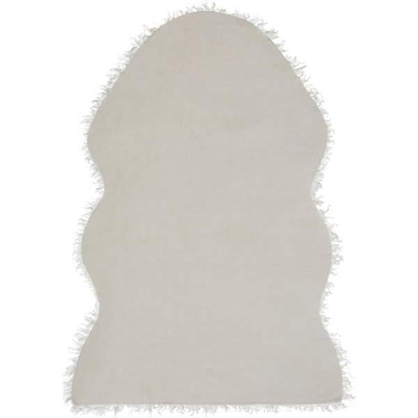 Ullaktig fuskepels Beige - 60 x 90 cm Ullaktig fuskepels Beige - 60 x 90 cm