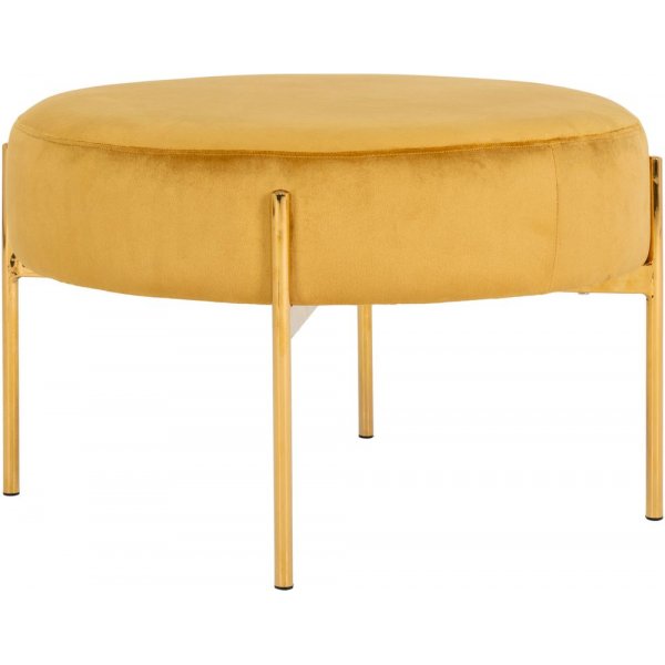 Amadora sittepuff - Gul/messing