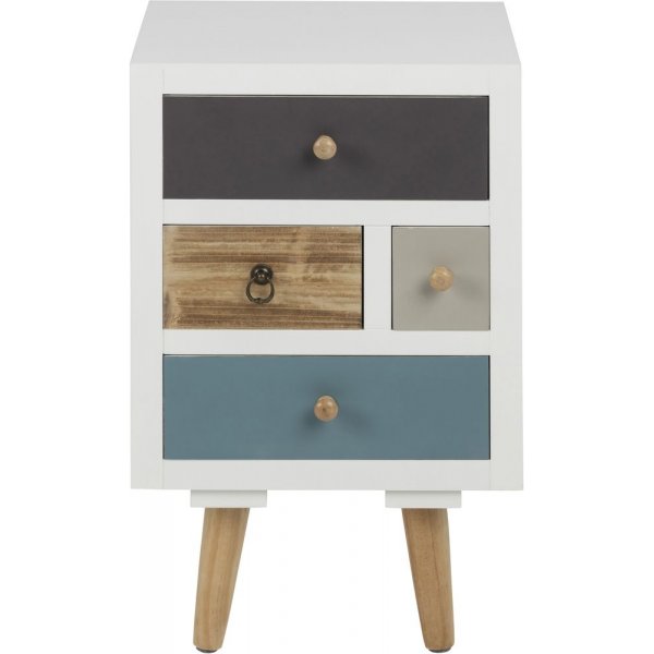 Thais Nattbord - Hvit/multi