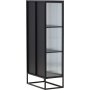 Torso glass skap - Sort