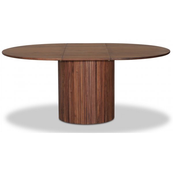 Nova spisegruppe, uttrekkbart spisebord 130-170 cm inkl. 6 stk. Orust svarte pinnestoler - Valntt + 4.00 x Mbelftter