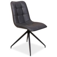 Spisestol Emelia - Sort/grå Spisestol Emelia - Sort/grå