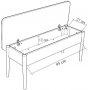 Vina 1048 spisegruppe - Furu/mrk bl