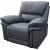 Reclinerlenestol Riverdale - Gr (Mikrofiber) + Flekkfjerner for mbler