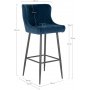 Dallas Bar krakk - Mrk Bl / Svart