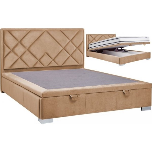 Magisk sengeramme 160x200 cm - Beige