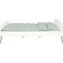 Softline seng 140 x 200 cm - Hvit