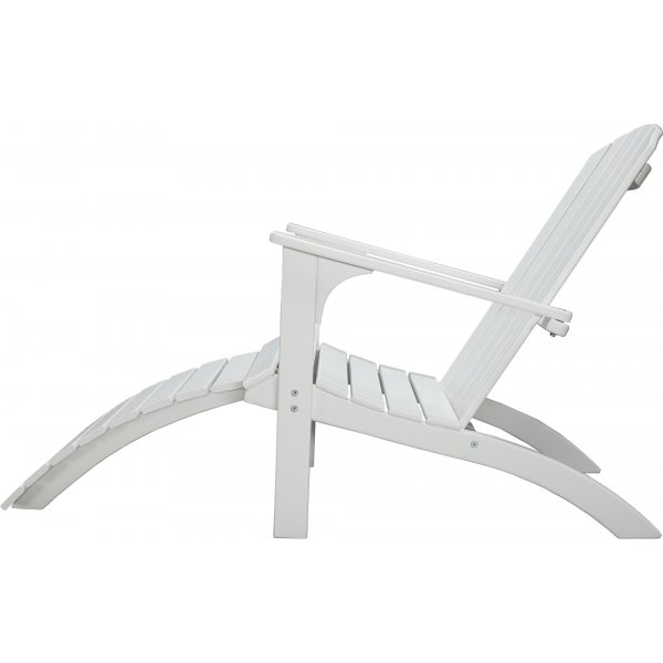 Kungshamn dekkstol med fotsttte - Hvit + Flekkfjerner for mbler