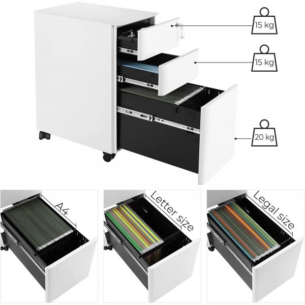 Anakin Arkivskap - Hvit Anakin Arkivskap - Hvit