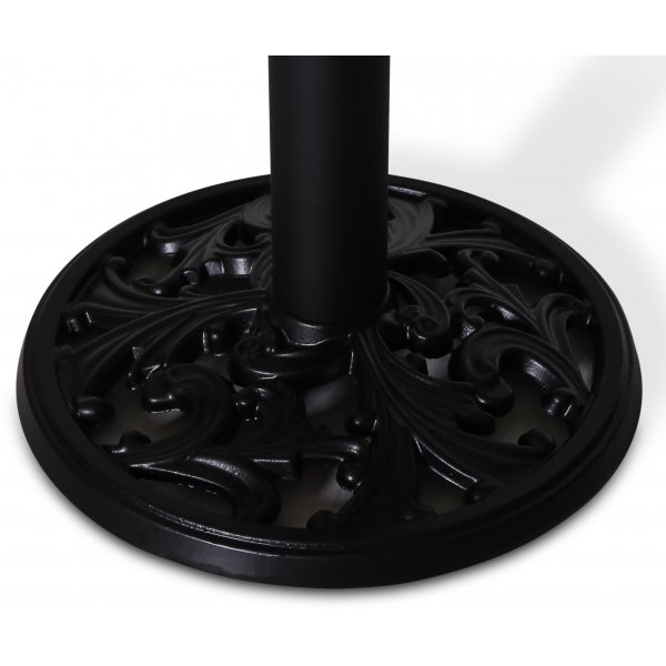 Mystery E84 Blomsterunderstell, glanset svart
