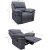 Reclinerlenestol Riverdale - Gr (Mikrofiber) + Flekkfjerner for mbler