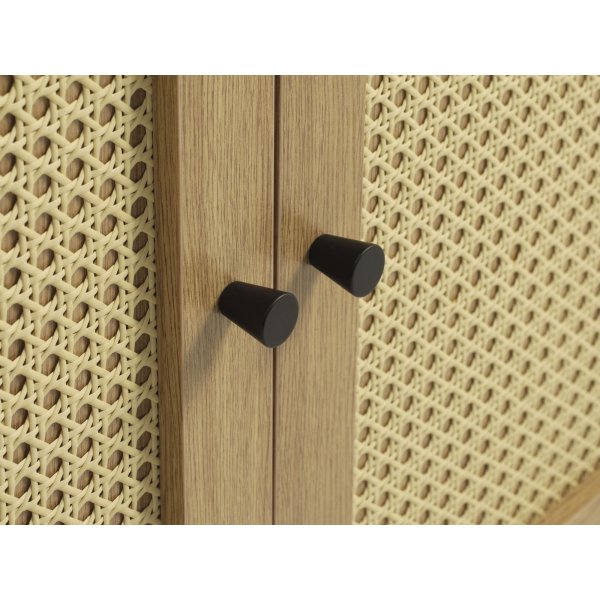 Meny skjenk - Eik/kunstrotting