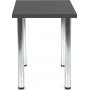 Buno spisebord 90 cm - Antrasitt/krom