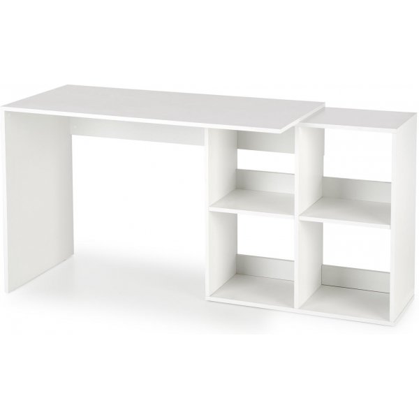 Broz skrivebord 115x77 cm - Hvit