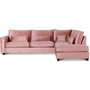 Adore Loungesofa XL pent anslutning hyre - Dusty pink (Flyel)