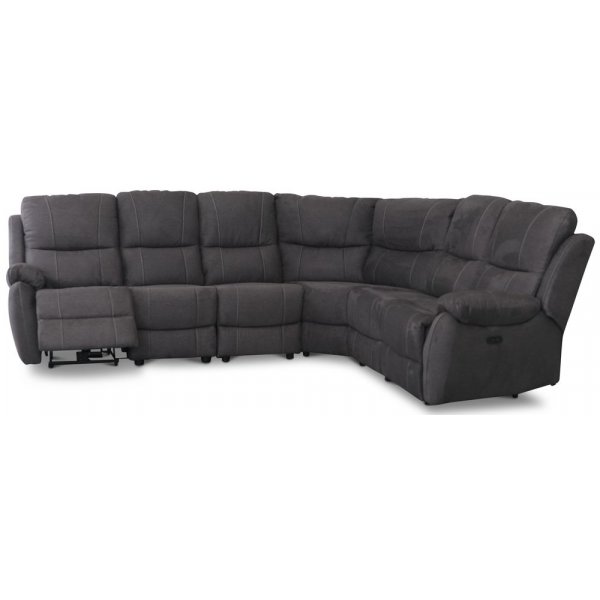 Enjoy recliner-hjørnesofa - 5-seter (el) i antrasitt mikrofiber Enjoy recliner-hjørnesofa - 5-seter (el) i antrasitt mikrofiber