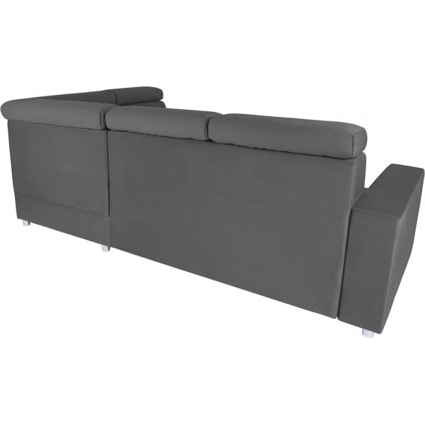 Lone hjrnesovesofa med pen ende hyre - Gr