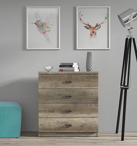 Wash kommode - Eik + Møbelføtter Wash kommode - Eik + Møbelføtter