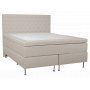 Kontinentalseng 180x200 cm beige pocketfjrer 5 soner