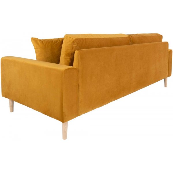 Lido 3-seters sofa - Gul Lido 3-seters sofa - Gul