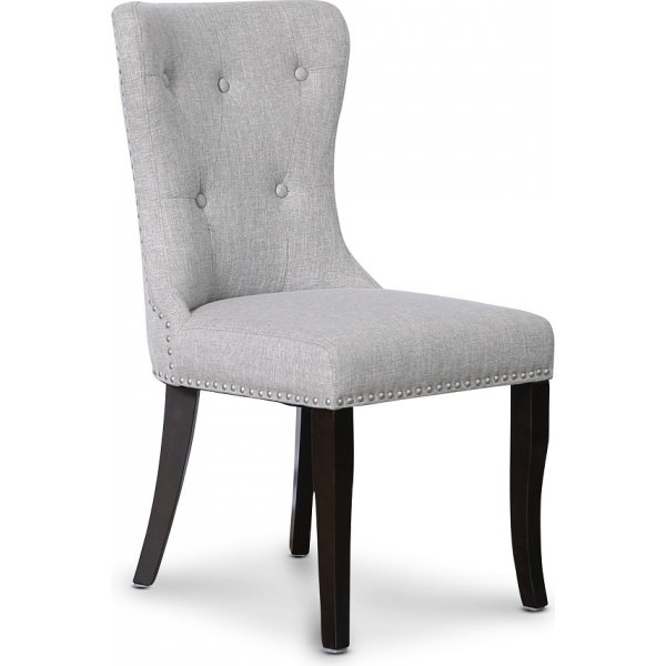 Ingrid spisestol - Grå / Brune ben Ingrid spisestol - Grå / Brune ben