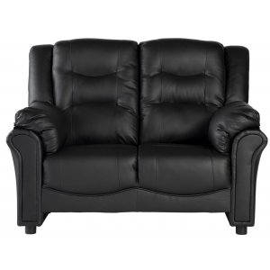 Vera 2-seters sofa i sort PU