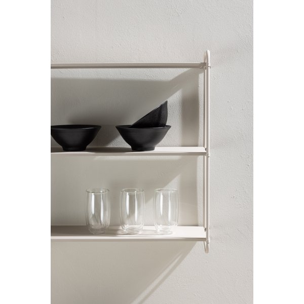 Lyon vegghylle 63 x 122 cm - Beige