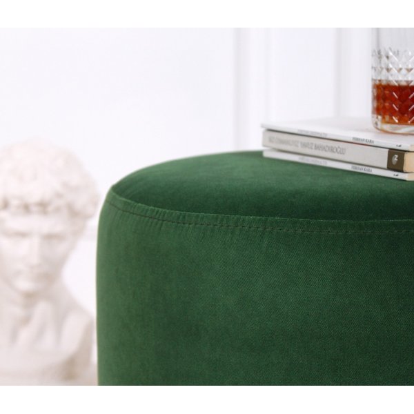 Memphis puff - M�rkegr�nn