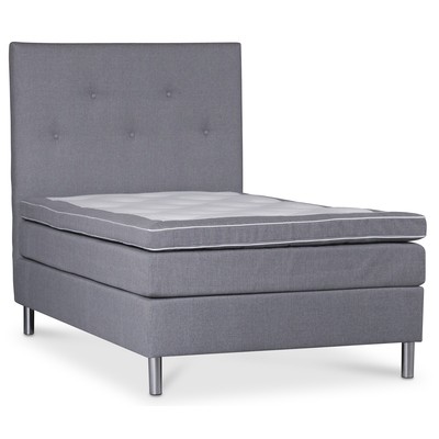 Kontinentalseng Mariefred sengepakke 120 cm - Lys grå