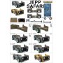 Jeep safari barnseng - Gul