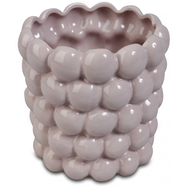 Krukke Big Bouble H23 cm - Rosa
