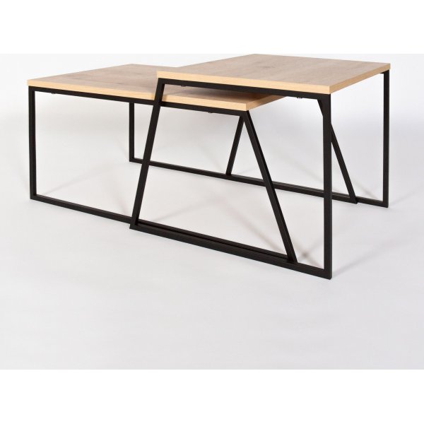 Pal salongbord - Eik/svart