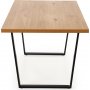 Gentofte spisebord 160 cm - Eik/sort